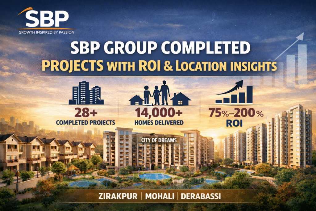 SBP group completed residential projects